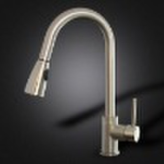 NEW Style Single Sink Kitchen Mixer Tap Brushed Ni