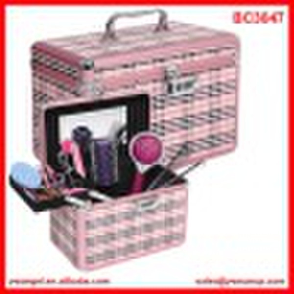 Aluminum Cosmetic Makeup Train Case