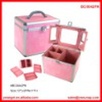 Aluminum Cosmetic Makeup Train Case