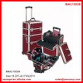 Pro Aluminum Makeup Trolley Case