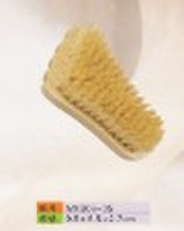 wooden pig hair foot shoe brush