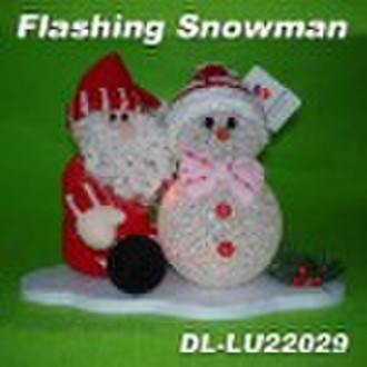 Christmas flashing Snowman