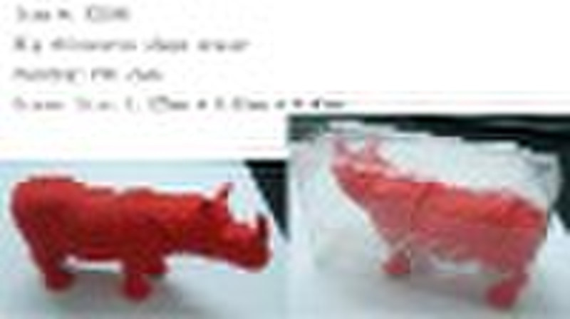 3D animal shaped Eraser