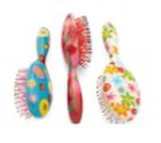 printed hair brush