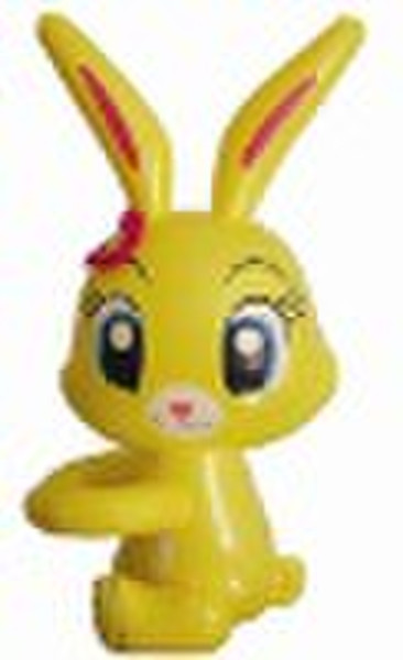 Inflatable toy of rabbit