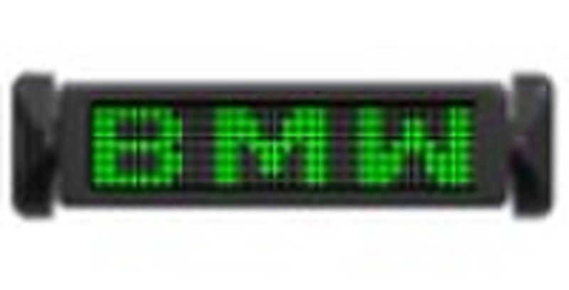 12V 7X35pixel P6mm DIP indoor led car sign