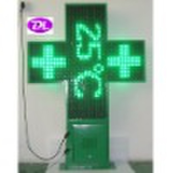 P20mm 100cm green DIP outdoor led cross display ph