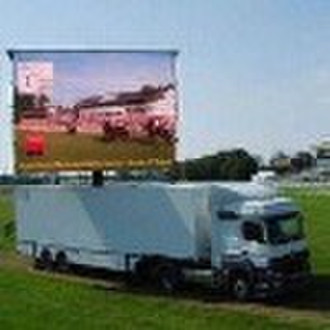 P16mm advertising outdoor video mobile led display