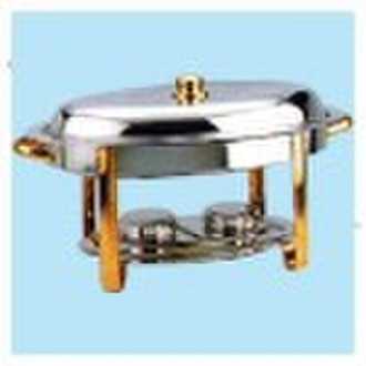 Chafing Dish aus Edelstahl Buffet Herd, cafeteri