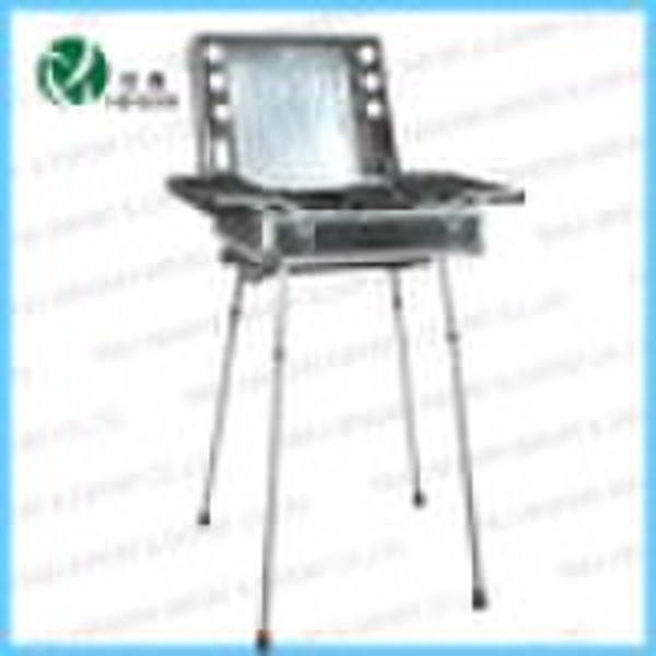 aluminum trolley llight case with stands