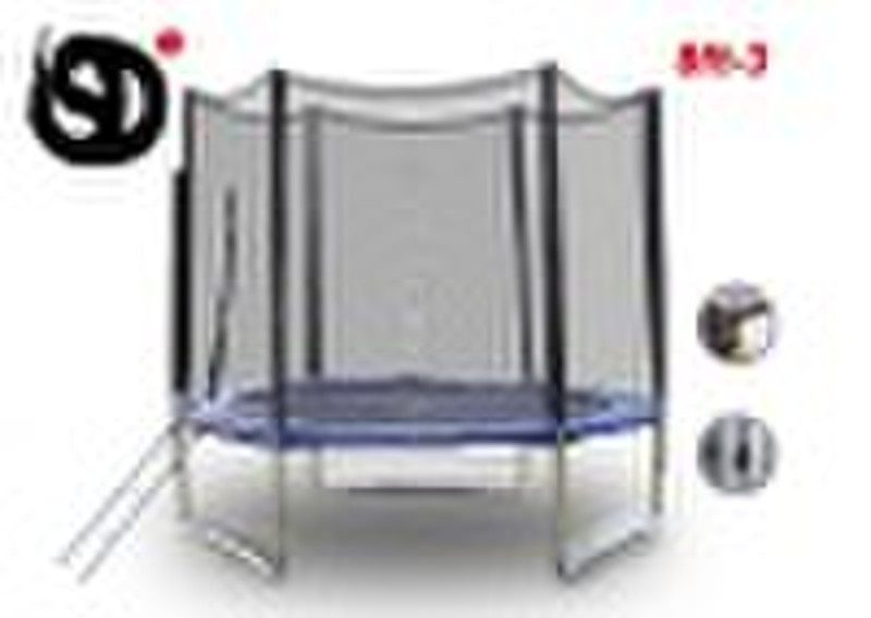 trampoline with safety net 6ft-16ft