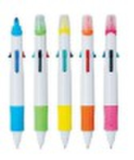 multicolor pen with highlighter