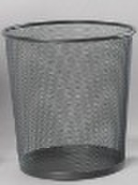 metal mesh round waste bin --middle