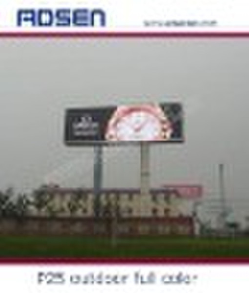 full color led display P25 outdoor