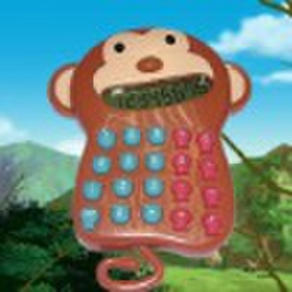 Cartoon Monkey Pocket Calculator