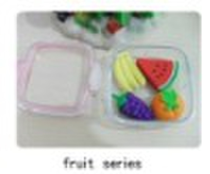 fruit set eraser