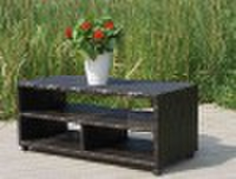 pe rattan TV table