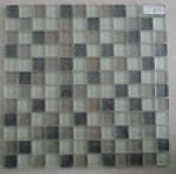 glass gold mosaic