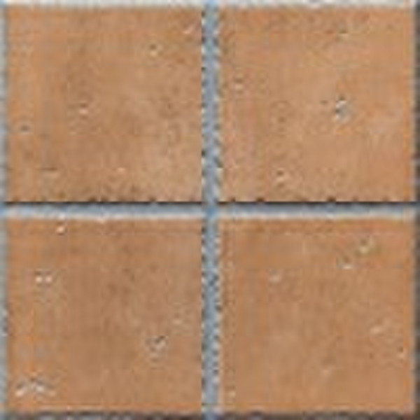 Metallic rustic floor tiles