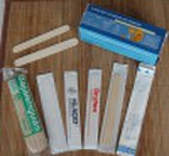 150mm Wooden Tongue depressor and Spatula