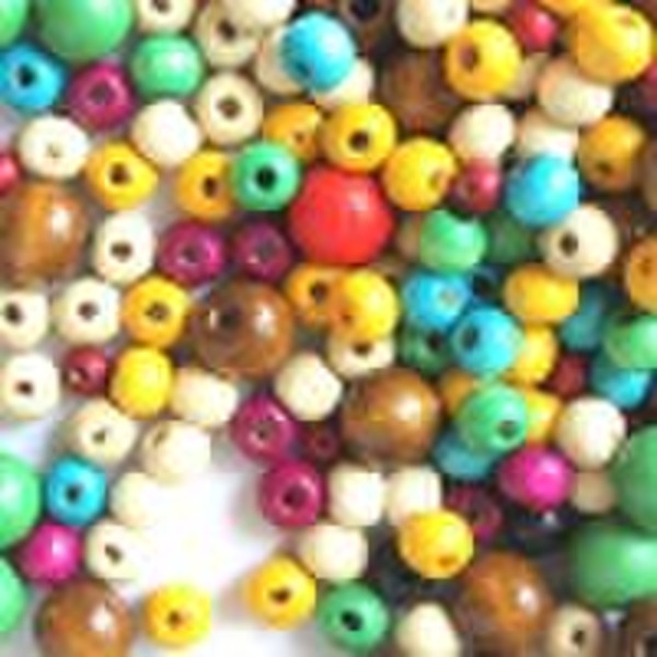 Wooden Round Beads for Crafts,School,Gifts