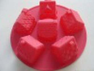 silicone products cake mold- snowhouse design