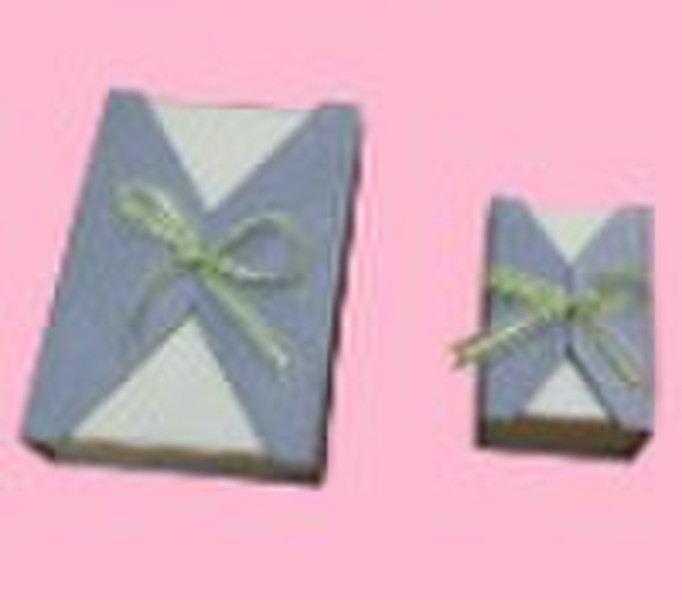 rigid gift box with butterfly bow