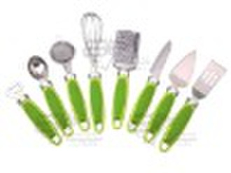 8-Pieces Kitchenware Set with No-slip Handle