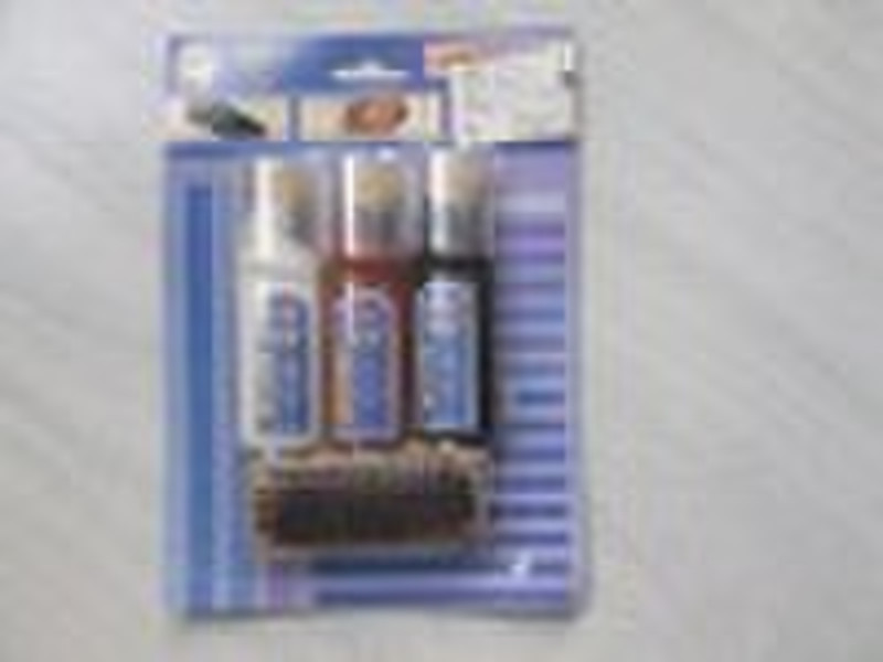 SHOE POLISH AND SHOE BRUSH SET