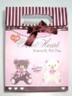 pink candy gift bag