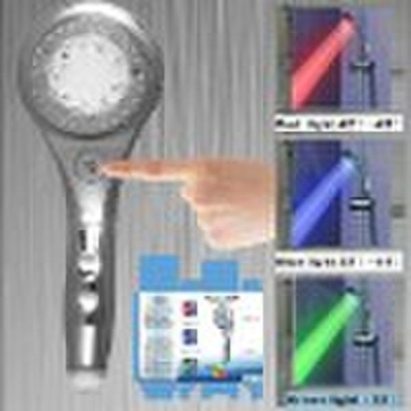 led shower head