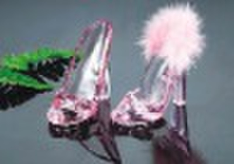 Pink high-heel shoes plastic mobile phone holder