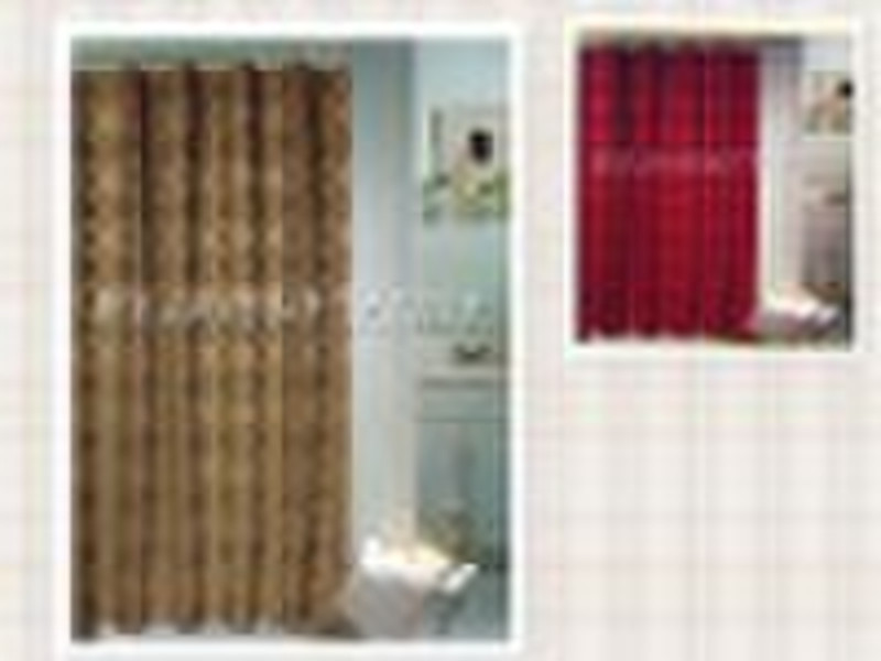 POLYESTER JACQUARD SHOWER CURTAIN