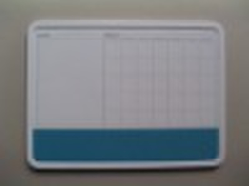 Plastic frame 3n1calendar writing board