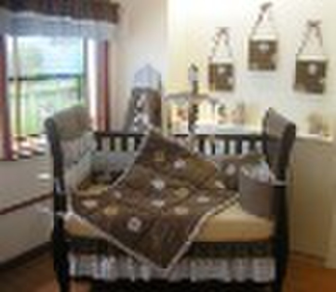 dotty baby bedding set