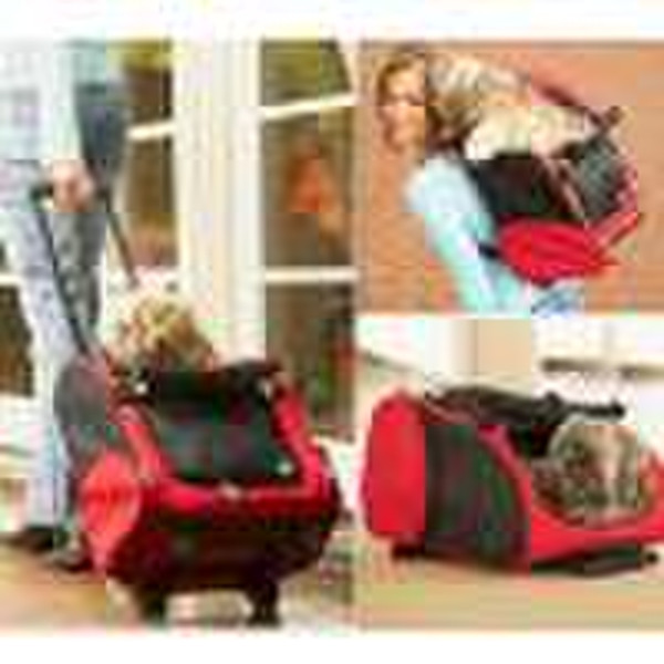Рюкзак на колесах ПЭТ перевозчик Путешествия домашних животных CARRI