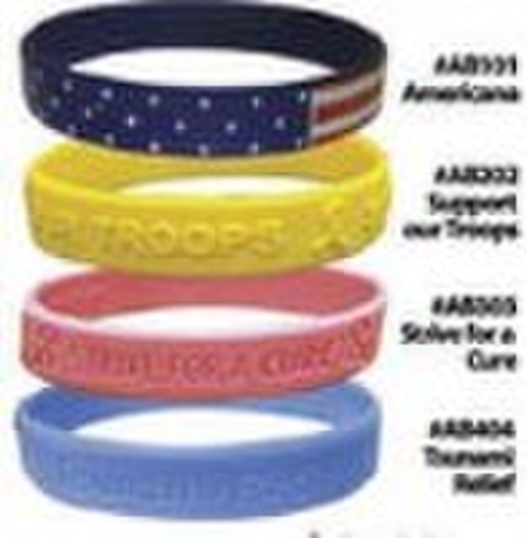 silicone wrist bracelets