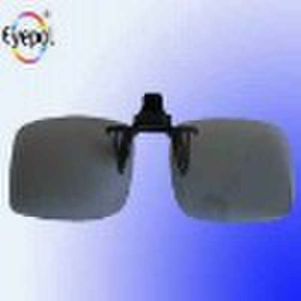 Clip-on polarized  3D eyeglasses