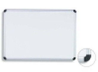 Magnetic whiteboard with aluminum frame