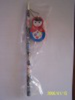 Russian girl gift wooden pencil with eraser