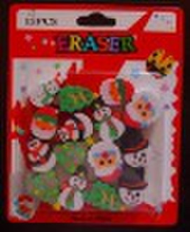 supply merry christmas student gift eraser set