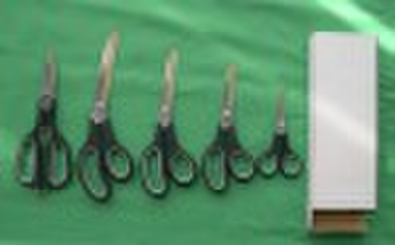 Titanium scissors set