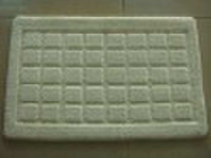 cut&loop pile bath mat