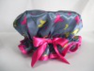 Satin shower cap