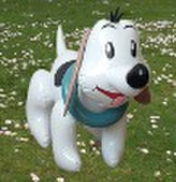 pvc inflatable toy dog