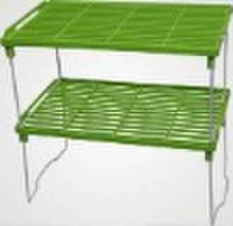 Plastic kitchen shelf