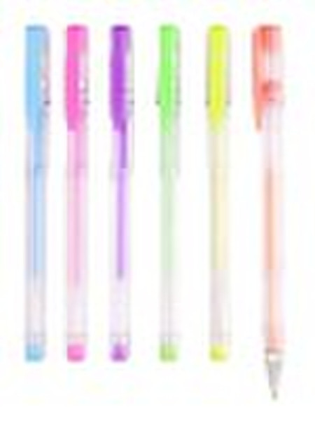 color gel ink pen