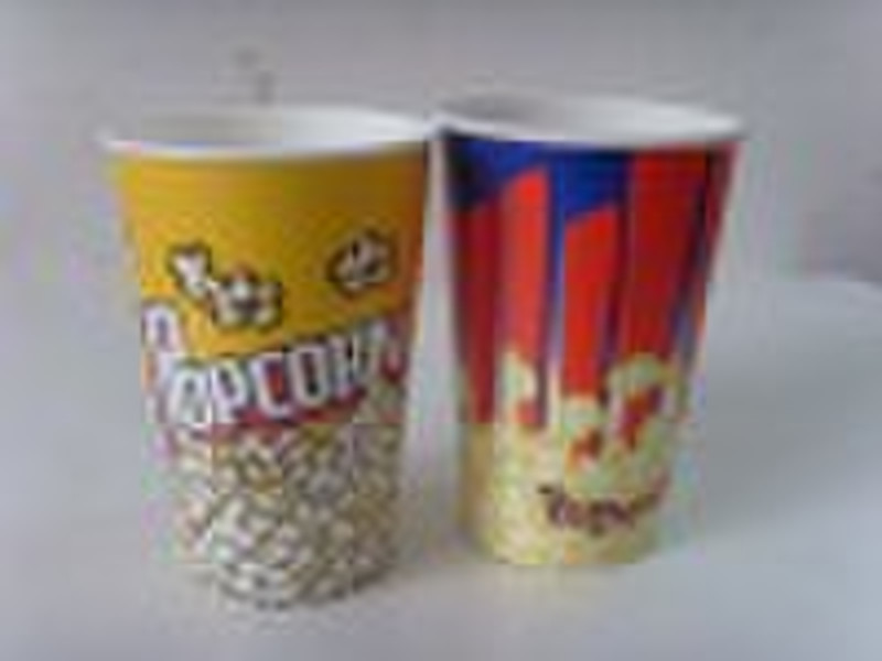 Combination cup popcorn