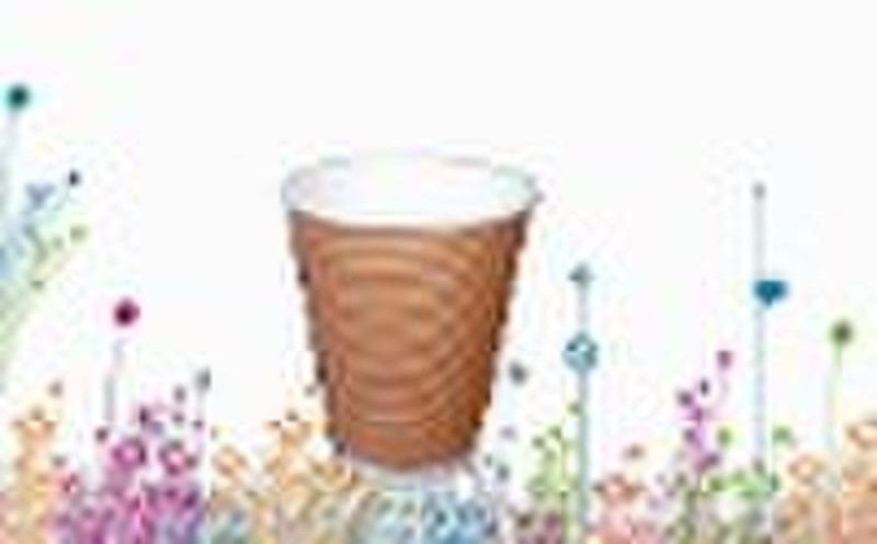 hot corrugated paper cup