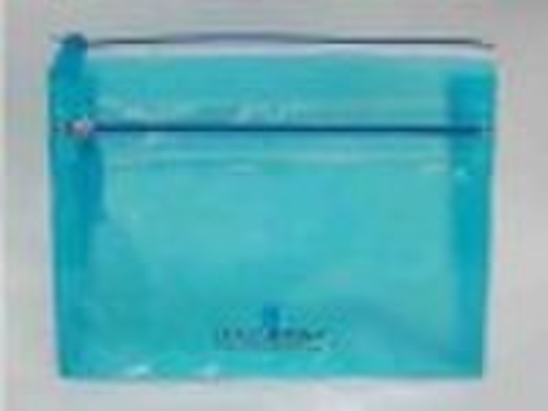 pvc cosmetic bag with ziplock